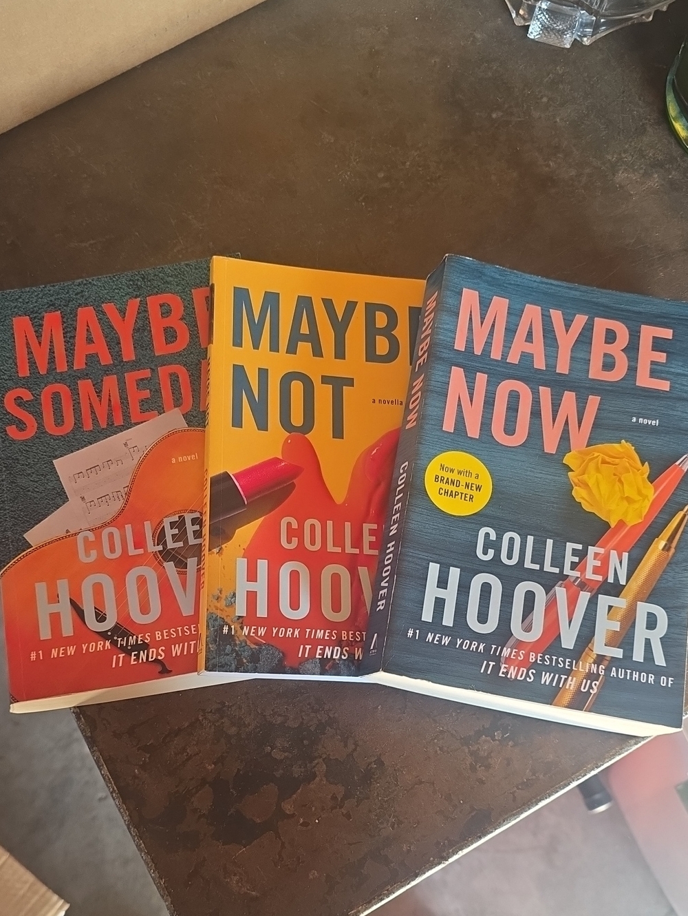 Maybe Now Trilogy - Blue, Yellow, Orange Book Set